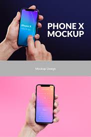 Isolated Iphone X Mock Up In 2020 Iphone Website Banner Real Phone