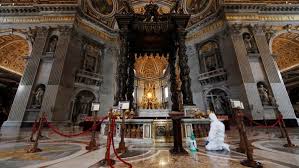 Peter's basilica took over a century in the making! Coronavirus St Peter S Basilica To Reopen On Monday After Two Month Closure Al Arabiya English