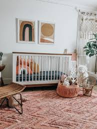 Best Baby Girl Decor Nurserydecor Babydecor Pinkideas Washablerugs Baskets Baby Nursery Rainbow Baby Room Design Rainbow Nursery Theme