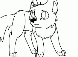 Even the animals in this fictional world consist of multicolored cubes. Cute Wolf Drawings Cute Simple Wolf Drawing Blushing Wolf Animation By Cute Wolf Drawings Wolf Drawing Wolf Drawing Easy