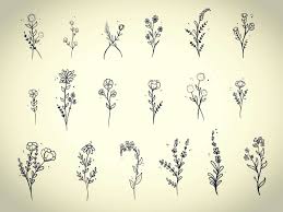 Inspiration For Cute Simple Mini Flower Tattoo Ideas Elegant Small Custom Flowers By Casey Hart At Rose Re Tiny Flower Tattoos Red Tattoos Simple Flower Tattoo