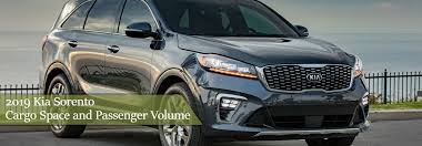 2019 kia sorento cargo space and passenger space friendly kia