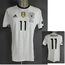 Das spanische trikot wird in der regel von den farben rot und gelb dominiert. Em 2016 Spielertrikot Deutschland Draxler Dfb Trikot 2016 Em