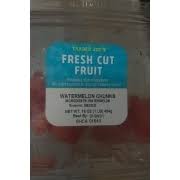 And since trader joe's markets itself as a global store, it's strange to me that they don't have a more exciting selection of fruits and vegetables. Trader Joe S Fresh Cut Fruit Watermelon Chunks Calories Nutrition Analysis More Fooducate