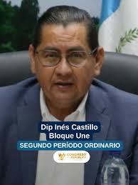 El diputado @Ines Castillo jefe del Bloque UNE da a conocer su proyección  para el Segundo Período Ordinario ⬆️