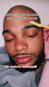 Hilarious Thin Eyebrow Challenge Reactions
