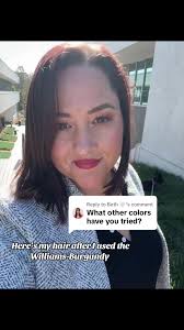 Williams Burgundy Hair Color