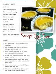 Tart Telur Makanan Makanan Dan Minuman Resep Masakan