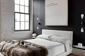 Black And White Brick Wall Design Industrial Bedroom Ideas Photos Trendy Inspirations Industrial Style Bedroom Brick Bedroom Stylish Bedroom Design