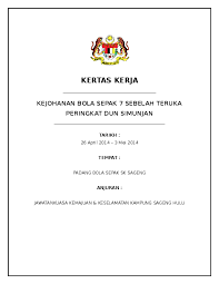 Maybe you would like to learn more about one of these? Doc 45365406 Kertas Kerja Bola Sepak Jkkkp Ismail Tahir Academia Edu