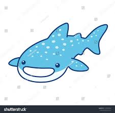 Cute Cartoon Whale Shark Drawing Funny Stock Vector (Royalty Free)  1218350542 | Shutterstock