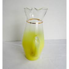 Its pieces are a hit with collectors for the unique designs. Vintage 1960s West Virginia Specialty Glass Company Yellow Blend Pitcher Chairish