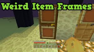 Minecraft Weird Places You Can Place Item Frames Signs Youtube As we all know, the item frames are used for decoration. minecraft weird places you can place item frames signs