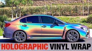 A car wrap used to be popular only with vehicles used for branding and advertisement purposes. Holographic Car Wrap Ft Chasubi 3m Psychedelic Youtube