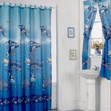You can easily compare and choose from the 10 best curtain bathrooms for you. Aquarium Blue Shower Curtain Set And 4 Piece Window Set On Sale Overstock 7509207
