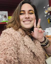 Sharing pastel goth fashion look