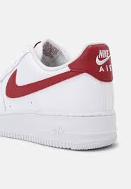 Red nike shoes air force 1. Nike Sportswear Air Force 1 Sneaker Low White Team Red Weiss Zalando De