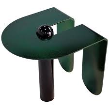 Playful Geometric Side Table By Birnam Wood Studio And Suna Bonometti Geometric Side Table Side Table Brass Cocktail Table