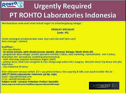 Temukan lowongan kerja terbaik dan karier impianmu bersama glints! Lowongan Kerja Rohto Laboratories