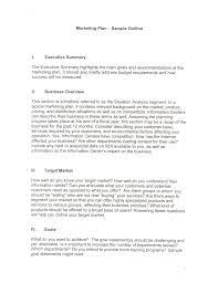 Examples Of An Executive Summary Marketing Plan Sample Outline I Executive Summary Executive Summary Template Marketing Plan Sample Marketing Plan Outline