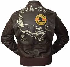 Cockpit Usa Mens Uss Forrestal Vietnam Flight Jacket Flight Jacket Flying Jacket Men S Leather Jacket