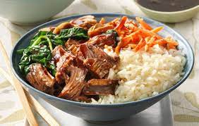Korean Barbecue Rice Bowl Recipe Uncle Ben S Rice Recipes Recipe Recipes Asian Recipes Rice Bowls Recipes