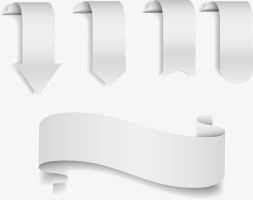 vector creative corners crimping ribbon arrow gift decoration white vector arrow vector ribbon vector design white clipart images pinterest