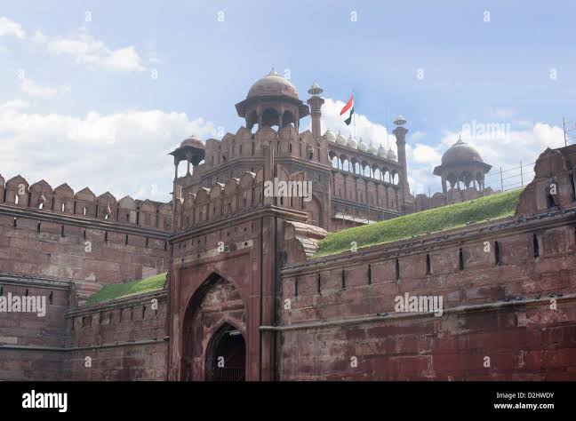 Partial view of Delhi Gate, Red fort, Delhi India Stock Photo - Alamy