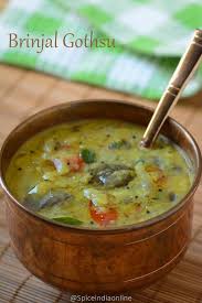 Brinjal Gothsu Recipe Easy Gothsu For Pongal Idli Dosa Kathirikkai Gotsu Spiceindiaonline Indian Food Recipes Indian Food Recipes Vegetarian Chutney Recipes