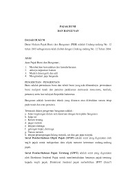 Contoh Surat Pajak Bumi Dan Bangunan Kumpulan Surat Penting