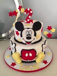Compleanno Riccardo Mickey Mouse Birthday Cake Birthday Cake Kids Mickey Mouse Decorations