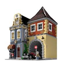 Town Gate Lego House Lego Design Lego Modular