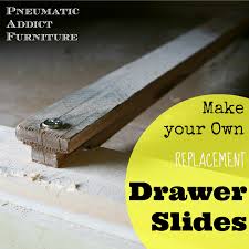 If you're doing more than one drawer you'll want to. How To Build Your Own Drawer Slides Pneumatic Addict