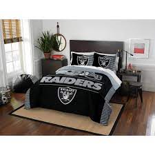 Shop for oakland raiders at bed bath & beyond. Las Vegas Raiders The Northwest Company Nfl Draft Full Queen Comforter Set In 2020 Comforter Sets Bedroom Set Queen Comforter Sets