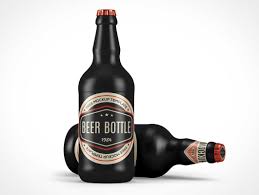 Download Ceramic Glass Beer Bottle Psd Mockup Psd Mockups