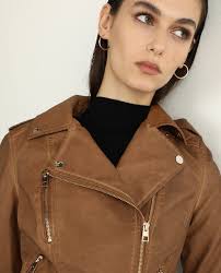 Cuero Chaqueta Biker Pelo Mujer Cazadora De Mujer Efecto Piel Con Pelo ·  Salsa Jeans · El Corte Inglés