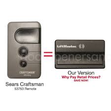 Sears Craftsman 139 53753 Compatible 315 Mhz Security