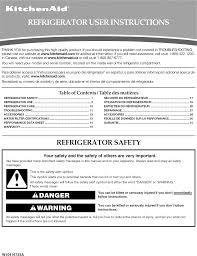 Check spelling or type a new query. Kitchenaid Ksc23c8eyy02 1112332l User Manual Refrigerator Manuals And Guides