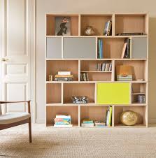 Oak Wood Bookcase In 2020 Modular Shelving Shelves Bookcase Door