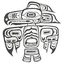 Free, printable coloring book pages, connect the dot pages and color by numbers pages for kids. Tlingit Eagle Stamps Galore