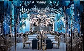 Background tema biru pernikahan : 28 Pelamin Kahwin Menarik Untuk Perkahwinan Luarbiasa