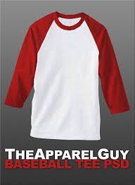 Baseball Tee Psd Shirt Mockup Shirt Template Blank T Shirts