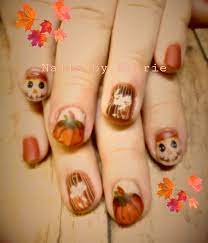 Fall Nails Scarecrow Nails Scarecrows Nails Thanksgiving Nails Nails