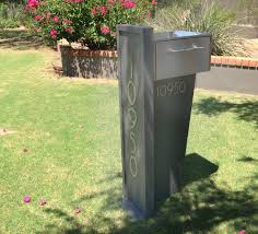 Check spelling or type a new query. Bowman Modern Curbside Mailbox Stand And Stainless Steel Mailbox