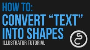 Let's convert text to shapes in illustrator in today's tutorial! How To Convert Text Into Shapes Adobe Illustrator Cs6 Youtube