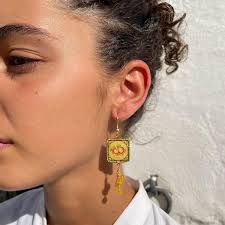 MARARDI Earrings Sicilian Ceramic from Caltagirona [Tiles] Long after Women  Handmade Italian Jewellery Elegant Originals for Everyday Events Wedding  Special Occasions : Amazon.com.au: Clothing, Shoes & Accessories