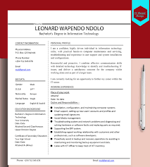 Cv example and samples for every job. Sample Cv For Information Technology In Kenya
