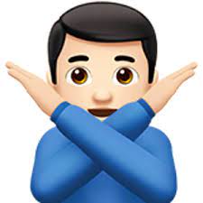 Face With No Good Gesture 1 Man Emoji Smiley Mario Characters