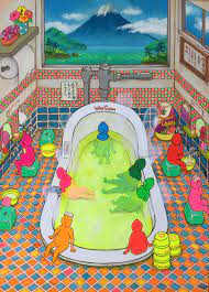 トイレ絵 受賞しました トイレ イラスト 牛イラスト イラスト