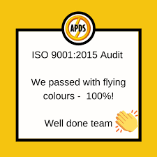 The efforts to acquire this certificate are intended to improve matrade's. Apds Pa Twitter Iso 9001 2015 Audit Apds Passed With Flying Colours 100 We Achieved A Grade 1 Pass Apds Limited Has Implemented A Fully Effective Quality Management System That Meets